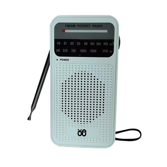 Portable Pointer AM/FM Full Channel Radio(White)