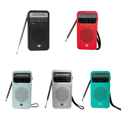 Portable Pointer AM/FM Full Channel Radio(Silver) - Radio Player by buy2fix | Online Shopping UK | buy2fix