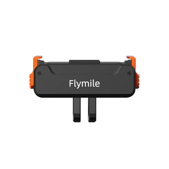For DJI Osmo Action 5 Pro /4/3 Flymile Magnetic Quick Release Base With 1/4-inch Screw & 2-claw Interface(Black)