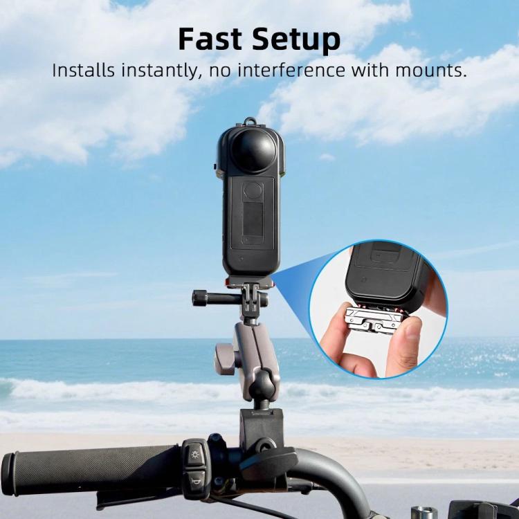 For Insta360 X5 Flymile Lens & Screen Protective Cover Anti-Scratch Gimbal Guard Shield(Blue) - Case & Bags by Flymile | Online Shopping UK | buy2fix