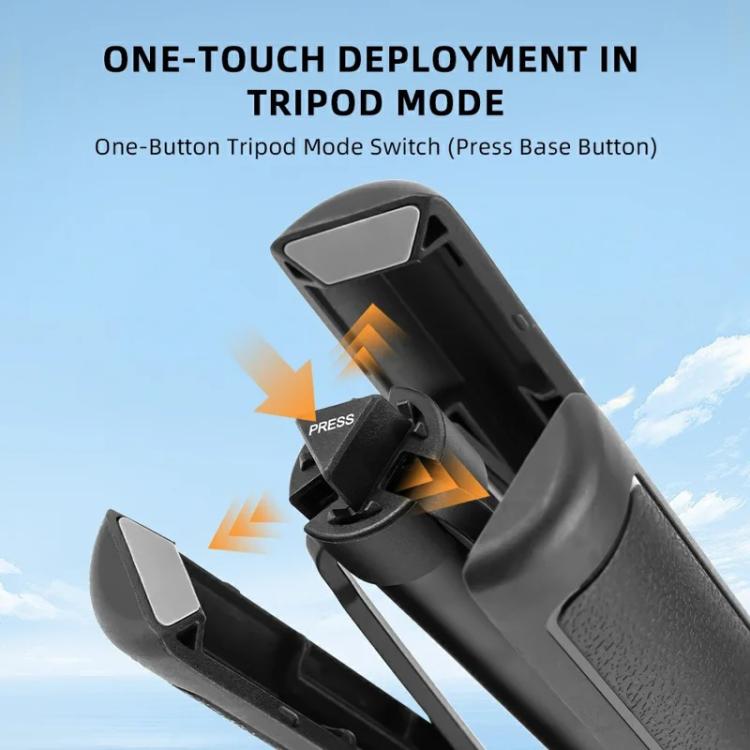 Flymile 1.6m Extendable Selfie Stick Tripod For Action Cameras One-Button Quick Setup Monopod With Wide-Angle View - Extendable Pole by Flymile | Online Shopping UK | buy2fix