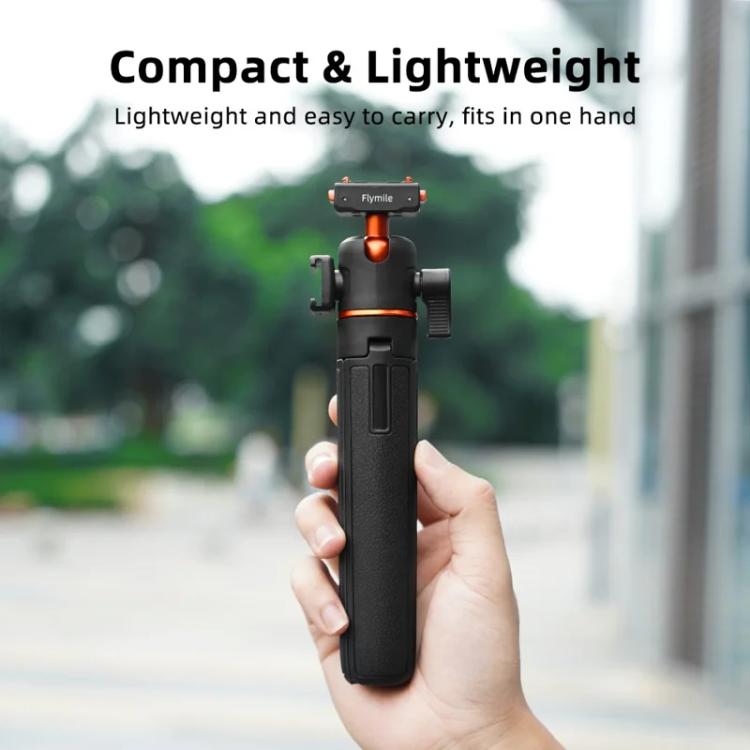 Flymile 20-54cm Magnetic Quick-Release Tripod for Insta360 Ace Pro 2/X5/X4/X3/X2/Ace Pro/Ace(Black) - Self Monopod Grip by Flymile | Online Shopping UK | buy2fix