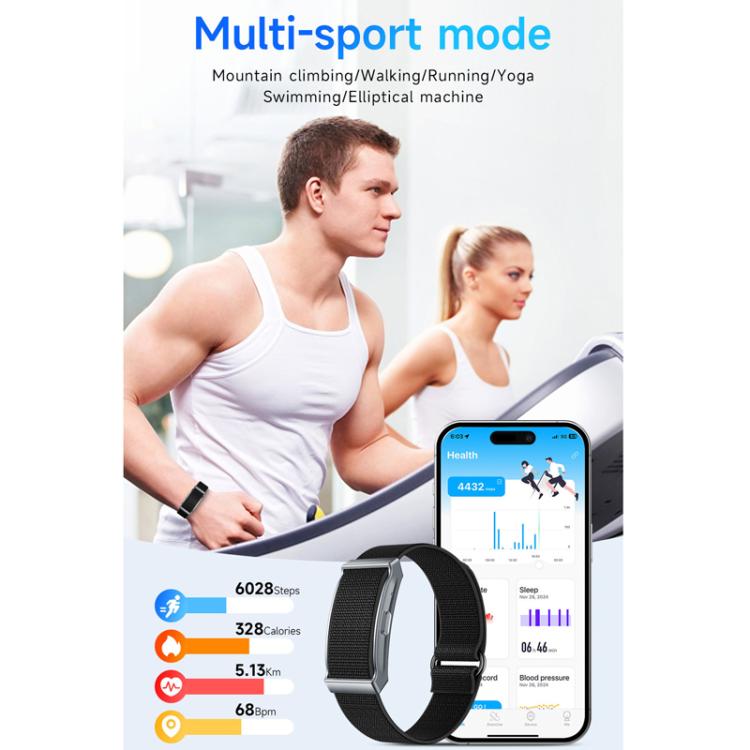 Dual PD Real-Time Heart Rate Blood Oxygen Real-Time Sleep Exercise Health Bracelet(White) - Smart Wristbands by buy2fix | Online Shopping UK | buy2fix