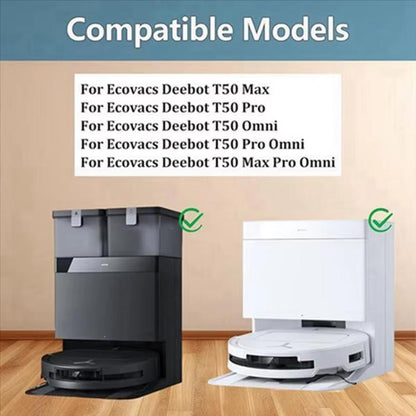3pcs Carbon Dust Bag For Ecovacs Deebot T50 PRO / T50 PRO OMNI / T50 MAX PRO OMNI / T50 OMNI Replacement Parts - For ECOVACS Accessories by buy2fix | Online Shopping UK | buy2fix