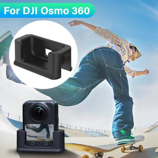 For DJI Osmo 360 Action Camera CYNOVA Silicone Mount Base Desktop & Car Holder(Black) - Mount & Holder by CYNOVA | Online Shopping UK | buy2fix