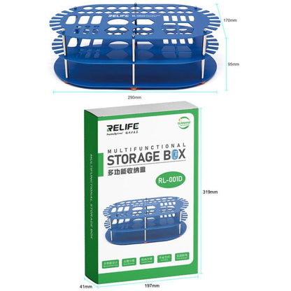 RELIFE RL-001D Multifunctional Repair Storage Box Desktop Screwdriver Display Rack Repair Tool Pen Hole Storage Rack - Tool Boxes & Bags by RELIFE | Online Shopping UK | buy2fix