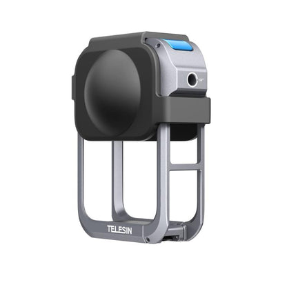 For DJI Osmo 360 TELESIN Aluminum Alloy Protective Cage Expansion Frame with Lens Cover(Metal Color) - Protection Frame by TELESIN | Online Shopping UK | buy2fix