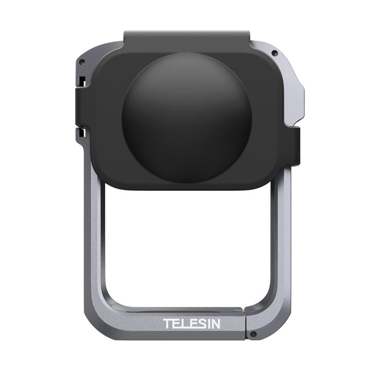 For DJI Osmo 360 TELESIN Aluminum Alloy Protective Cage Expansion Frame with Lens Cover(Metal Color) - Protection Frame by TELESIN | Online Shopping UK | buy2fix