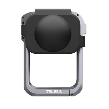 For DJI Osmo 360 TELESIN Aluminum Alloy Protective Cage Expansion Frame with Lens Cover(Metal Color) - Protection Frame by TELESIN | Online Shopping UK | buy2fix