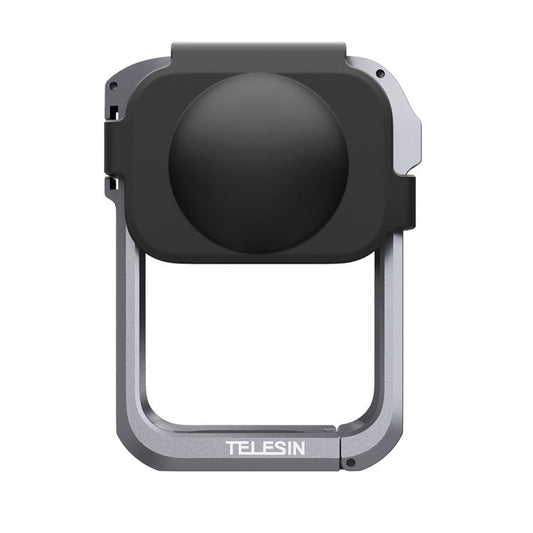 For DJI Osmo 360 TELESIN Aluminum Alloy Protective Cage Expansion Frame with Lens Cover(Metal Color) - Protection Frame by TELESIN | Online Shopping UK | buy2fix