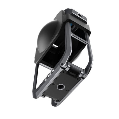 For DJI Osmo 360 TELESIN Aluminum Alloy Protective Cage Expansion Frame with Lens Cover(Metal Color) - Protection Frame by TELESIN | Online Shopping UK | buy2fix