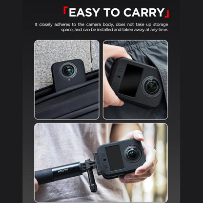 For DJI Osmo 360 CYNOVA Silicone Case Anti-Scratch Shockproof Full Body Protective Cover(Gray) - Case & Bags by CYNOVA | Online Shopping UK | buy2fix