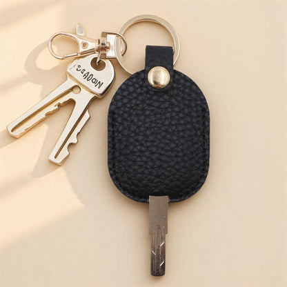 Universal Keychain Leather Key Cover Keychain Replaceable Keys(Pink) - Key Rings by buy2fix | Online Shopping UK | buy2fix