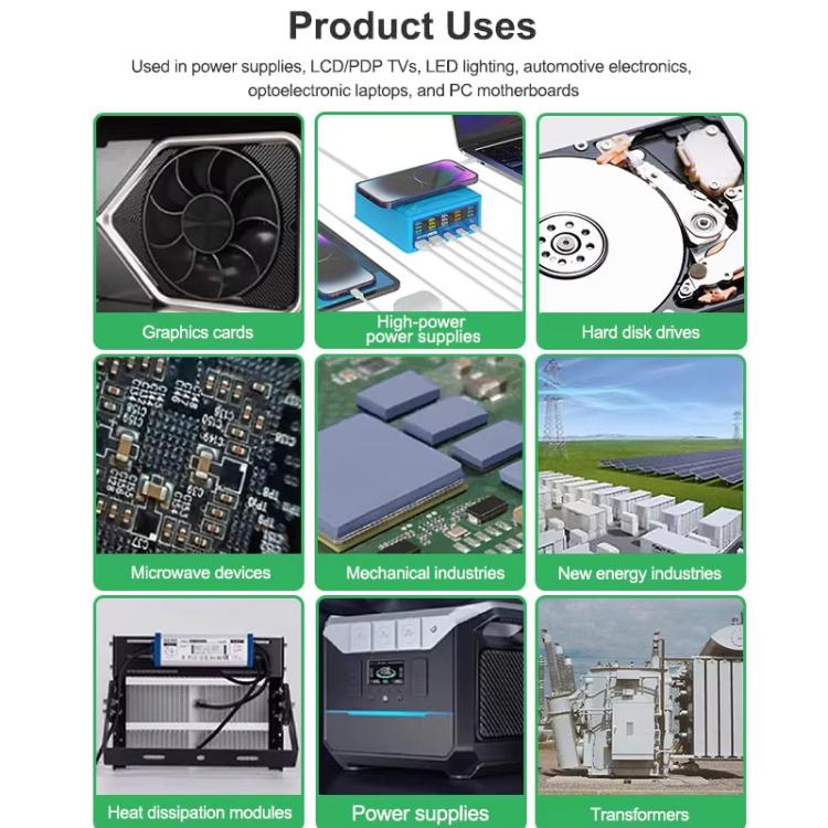 RELIFE RL-098 100pcs /Box Soft Compressible Insulating Thermal Silicone Sheet For Various Electronic Devices Components - Others by RELIFE | Online Shopping UK | buy2fix