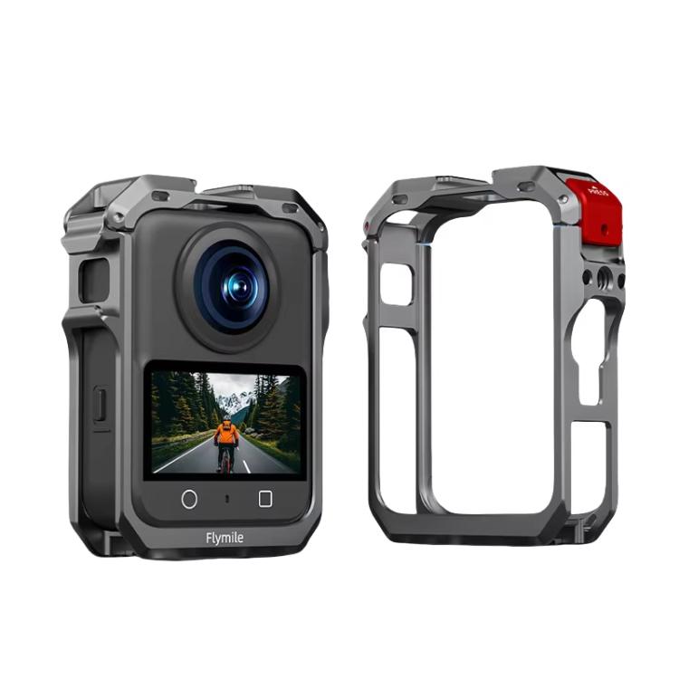 For DJI Osmo 360 Flymile Dual Cold Shoe Metal Quick-Release Cage With Lens C(FLY042_2) - Protection Frame by Flymile | Online Shopping UK | buy2fix
