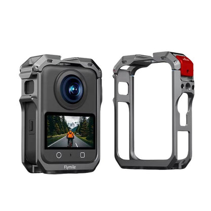 For DJI Osmo 360 Flymile Dual Cold Shoe Metal Quick-Release Cage With Lens C(FLY042_2) - Protection Frame by Flymile | Online Shopping UK | buy2fix
