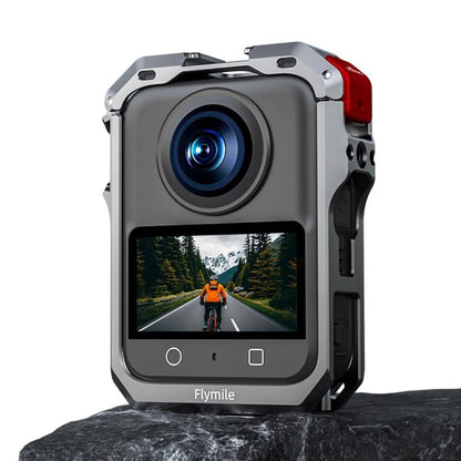 For DJI Osmo 360 Flymile Dual Cold Shoe Metal Quick-Release Cage With Lens C(FLY042_2) - Protection Frame by Flymile | Online Shopping UK | buy2fix