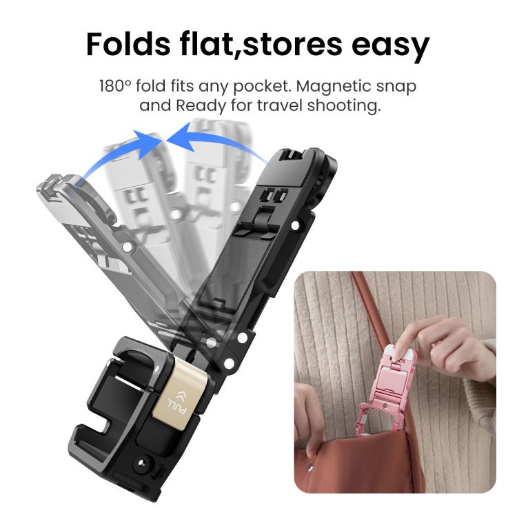 For DJI Pocket 3 aMagisn Mantis Extension Frame Magnetic Mount for Hands-Free Vlogging(Pink) - Mount & Holder by aMagisn | Online Shopping UK | buy2fix