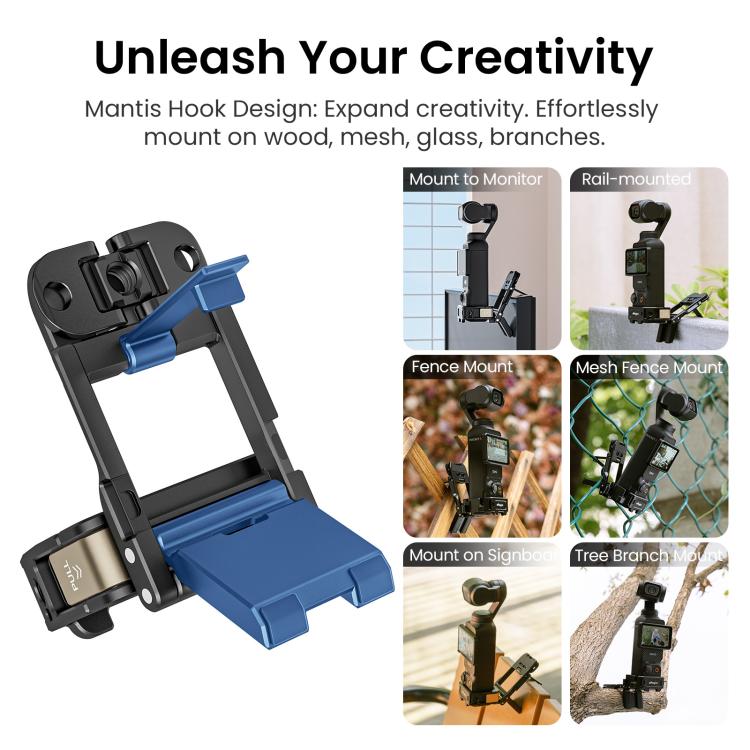 For DJI Pocket 3 aMagisn Mantis Extension Frame Magnetic Mount for Hands-Free Vlogging(Pink) - Mount & Holder by aMagisn | Online Shopping UK | buy2fix