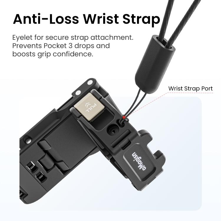 For DJI Pocket 3 aMagisn Mantis Extension Frame Magnetic Mount for Hands-Free Vlogging(Pink) - Mount & Holder by aMagisn | Online Shopping UK | buy2fix