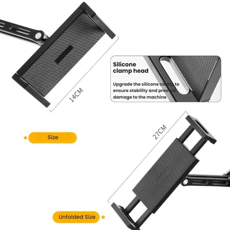 4-12.9 Inch Aluminum Alloy Rotating Cantilever Wall Mount For Phones And Tablets, Style: Long Version - Shower & Wall Mounts by buy2fix | Online Shopping UK | buy2fix