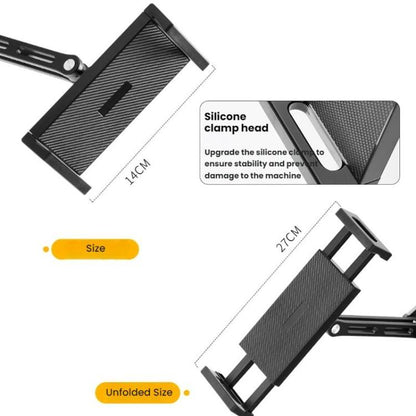 4-12.9 Inch Aluminum Alloy Rotating Cantilever Wall Mount For Phones And Tablets, Style: Long Version - Shower & Wall Mounts by buy2fix | Online Shopping UK | buy2fix