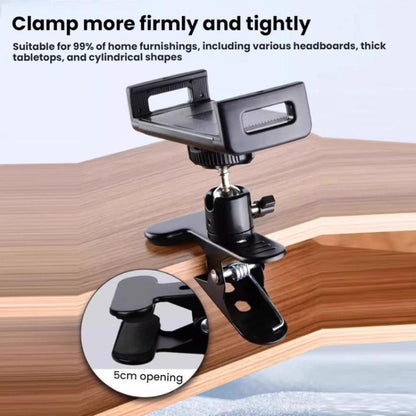 Metal Clamp Gimbal Desktop Holder, Specification: For Phones - Desktop Holder by buy2fix | Online Shopping UK | buy2fix