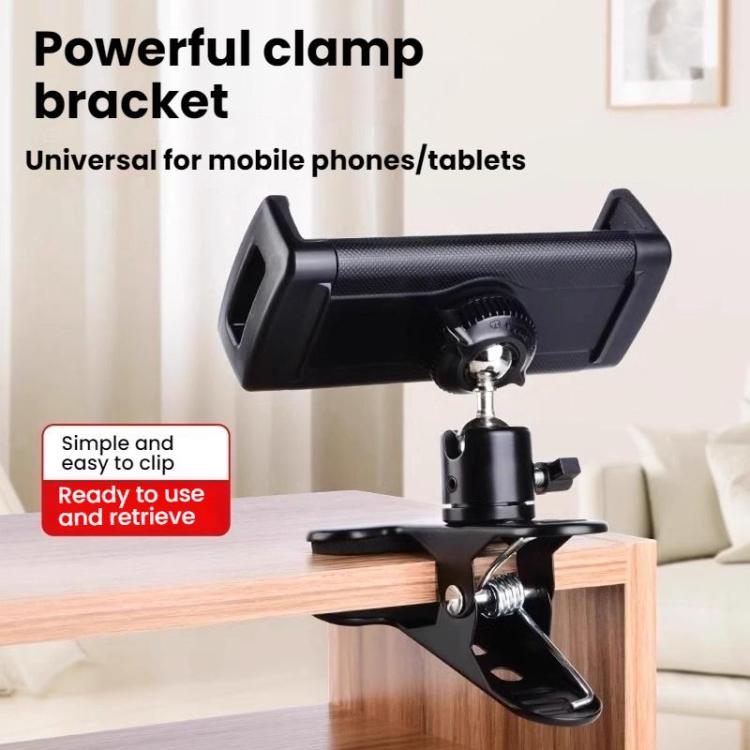 Metal Clamp Gimbal Desktop Holder, Specification: For Phones - Desktop Holder by buy2fix | Online Shopping UK | buy2fix