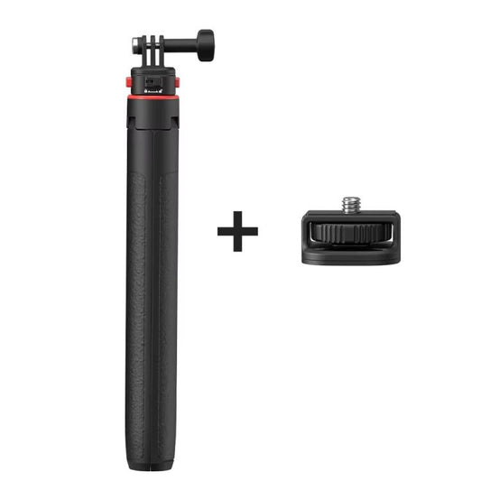 Flymile 1.63m Magnetic Quick-Release Tripod Selfie Stick for Action Cameras for Vlogging, Outdoor Sports(Black) - Portable Mini Tripod by Flymile | Online Shopping UK | buy2fix