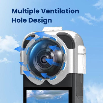 For Insta360 X5 Camera Anti-Fog Snap-On Protective Lens Cover Lens Guards(Transparent) - Len Accessories by buy2fix | Online Shopping UK | buy2fix