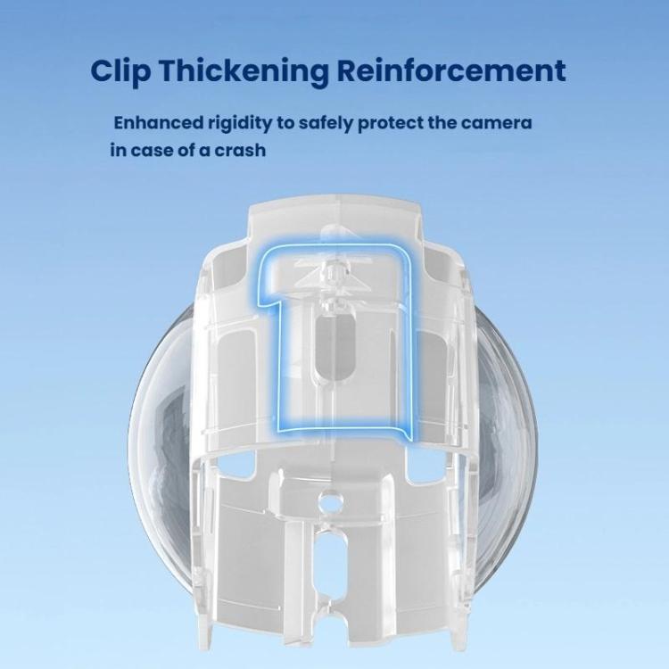 For Insta360 X5 Camera Anti-Fog Snap-On Protective Lens Cover Lens Guards(Transparent) - Len Accessories by buy2fix | Online Shopping UK | buy2fix