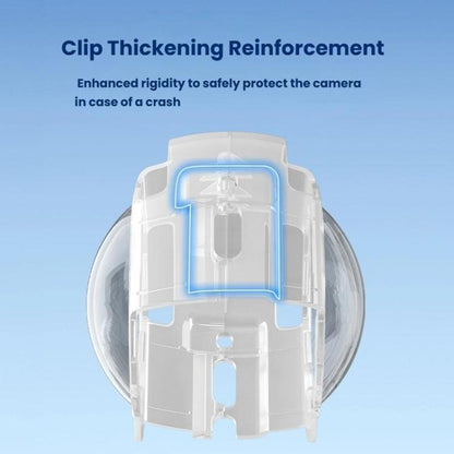 For Insta360 X5 Camera Anti-Fog Snap-On Protective Lens Cover Lens Guards(Transparent) - Len Accessories by buy2fix | Online Shopping UK | buy2fix