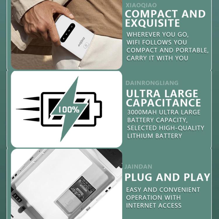 Asian Version M26 4G Portable Wi-Fi Router LTE Wireless Hotspot SIM Card Router - 4G Mobile Wifi by buy2fix | Online Shopping UK | buy2fix