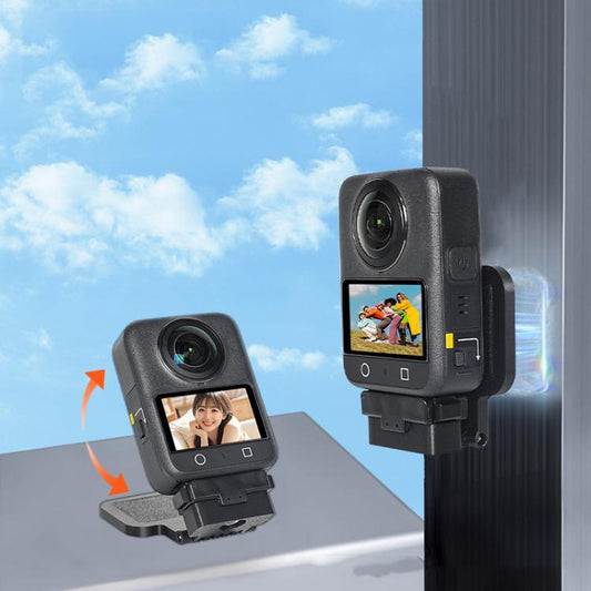 For DJI Osmo 360 Camera Magnetic Quick-Release Base Portable Desktop Stand(Black) - Mount & Holder by buy2fix | Online Shopping UK | buy2fix