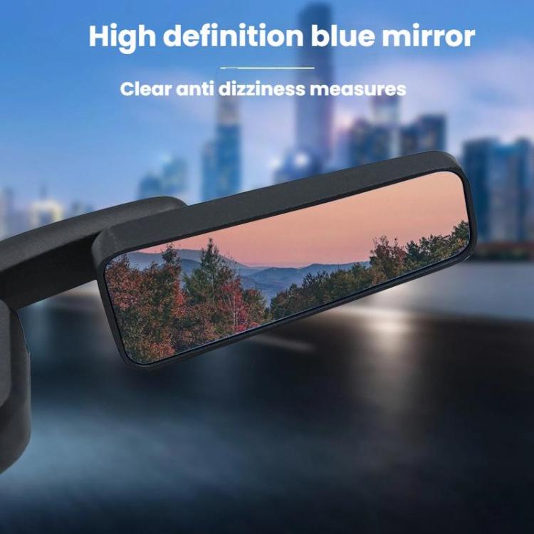 Universal Motorcycle Reverse Assist Reflective Rearview Mirror(Blue Glass) - Side Mirrors by buy2fix | Online Shopping UK | buy2fix