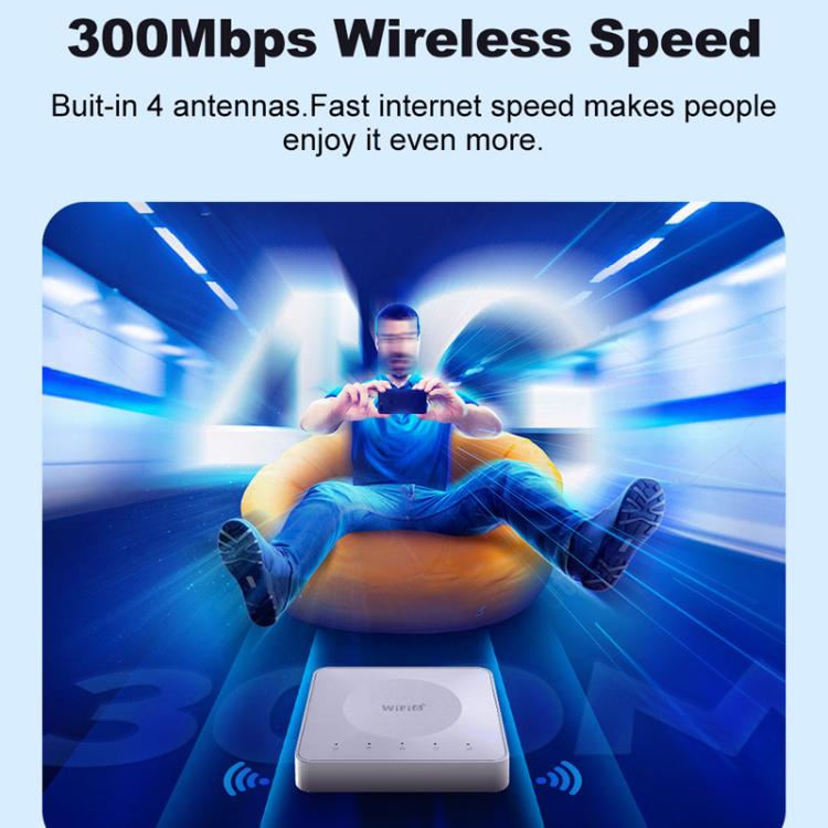 E8 4G Mini CPE Wireless Plug Card Router Dual Network Port WiFi6 Wireless Hotspot(White) - 4G Mobile Wifi by buy2fix | Online Shopping UK | buy2fix