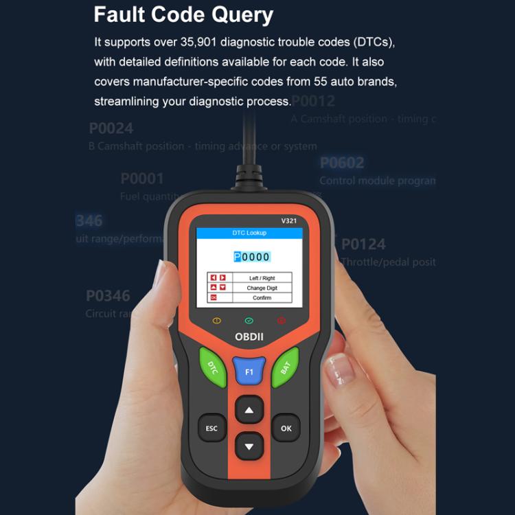OBD 9-16V Car Battery Fault/Health Tester(V321) - Code Readers & Scan Tools by buy2fix | Online Shopping UK | buy2fix