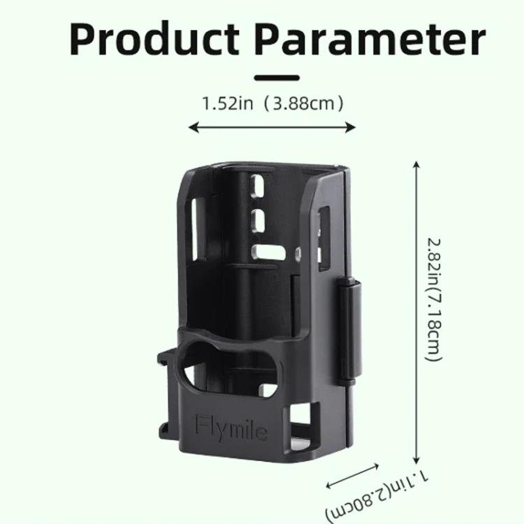 For DJI Osmo Pocket 3 Flymile Multi-Purpose Adapter Frame Expandable Mount(Black) - Mount & Holder by Flymile | Online Shopping UK | buy2fix