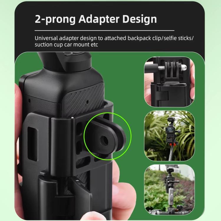 For DJI Osmo Pocket 3 Flymile Multi-Purpose Adapter Frame Expandable Mount(Black) - Mount & Holder by Flymile | Online Shopping UK | buy2fix
