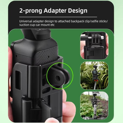 For DJI Osmo Pocket 3 Flymile Multi-Purpose Adapter Frame Expandable Mount(Black) - Mount & Holder by Flymile | Online Shopping UK | buy2fix