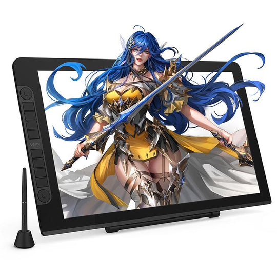 VEIKK VK2200PRO 21.5 inch Digital Screen Hand Drawing Screen Electronic Drawing Screen Compatible With Mobile Phone US Plug