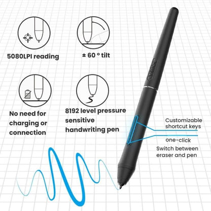 VEIKK VK2200PRO 21.5 inch Digital Screen Hand Drawing Screen Electronic Drawing Screen Compatible With Mobile Phone EU Plug -  by VEIKK | Online Shopping UK | buy2fix
