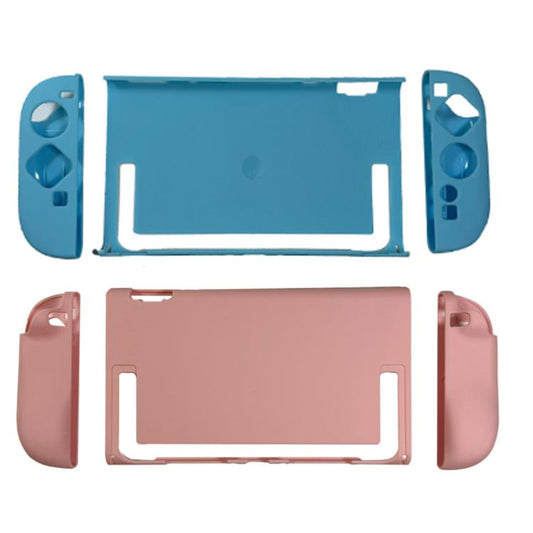 For Nintendo Switch 2 & Joy-Con Split Design Shell Plastic Protective Case With Kickstand Access(Pink) - Cases by buy2fix | Online Shopping UK | buy2fix