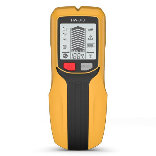 Multifunctional Wall Stud Wire Metal Detector(Yellow) - Metal Detector by buy2fix | Online Shopping UK | buy2fix