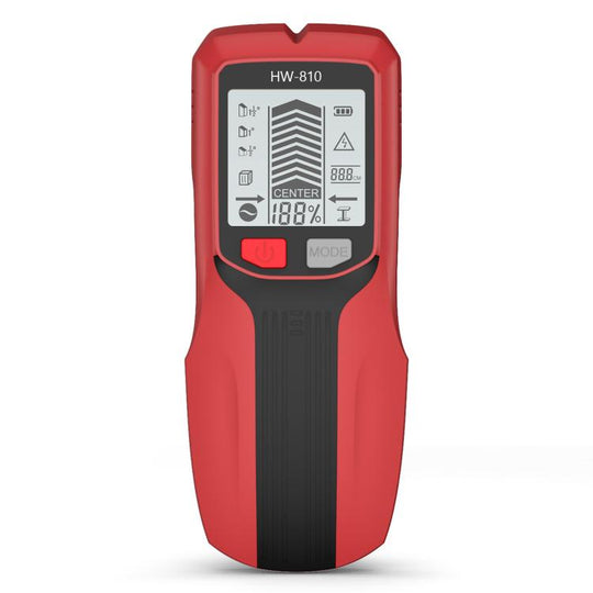 Multifunctional Wall Stud Wire Metal Detector(Red)