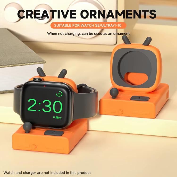 For Apple Watch Desktop Stand Silicone Base, Without Charger(Pink) - Charger / Holder by buy2fix | Online Shopping UK | buy2fix
