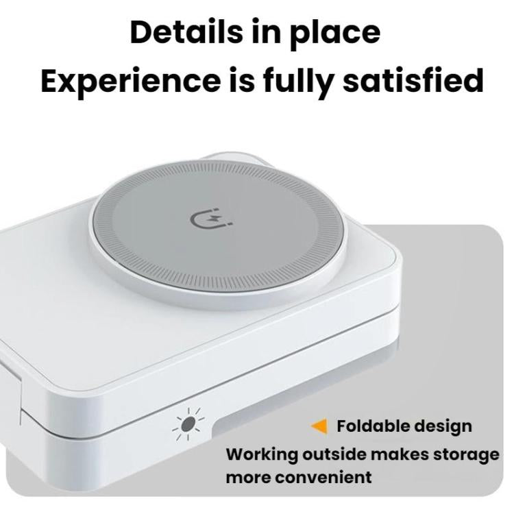 G12 Magnetic 3 In 1 Vertical Wireless Charger For Apple IPhones / AirPods / Apple Watches(White) - Wireless Charger by buy2fix | Online Shopping UK | buy2fix