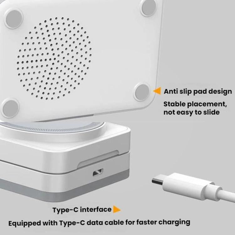 G12 Magnetic 3 In 1 Vertical Wireless Charger For Apple IPhones / AirPods / Apple Watches(White) - Wireless Charger by buy2fix | Online Shopping UK | buy2fix