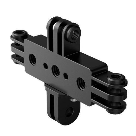 2 Card To 3 Card Aluminum Alloy 3 Station Live Streaming Stand Action Camera Multi Functional Expansion Adapter Accessory