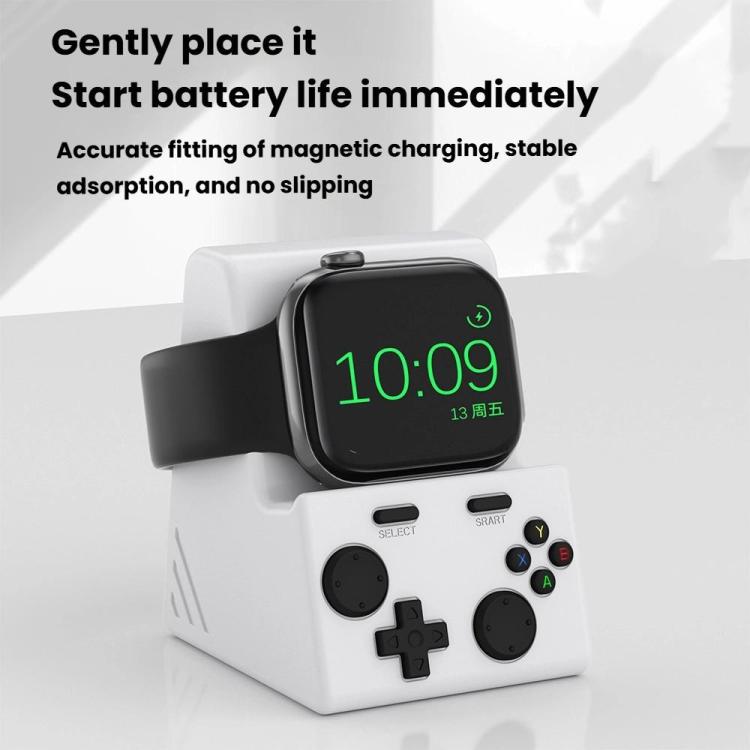 For Apple Watch Charging Base Watch Charger Stand, Without Charger(Dark Gray) - Charger / Holder by buy2fix | Online Shopping UK | buy2fix